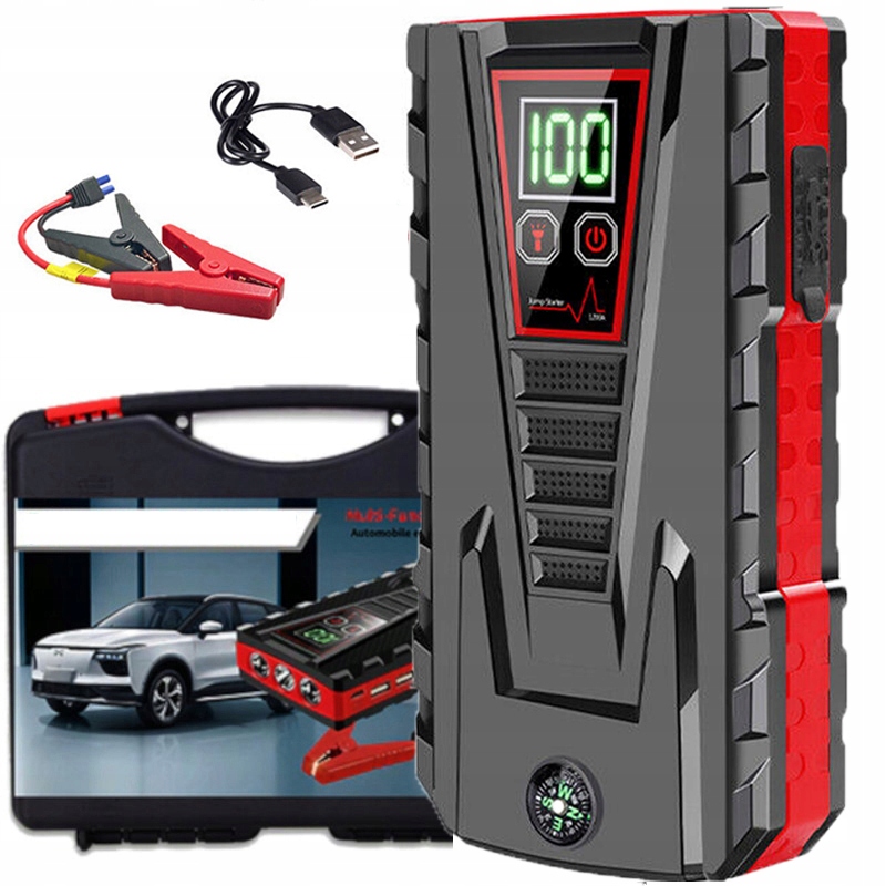 Jump Startér Startování Booster Powerbank 99800MAH Pro Benzínové Auto 3.0L
