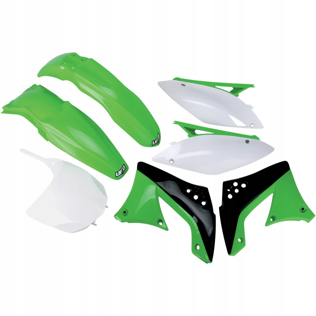 Ufo Sada Plastov Kawasaki Kxf 450 '09-'11 Farba Oem '10-'11
