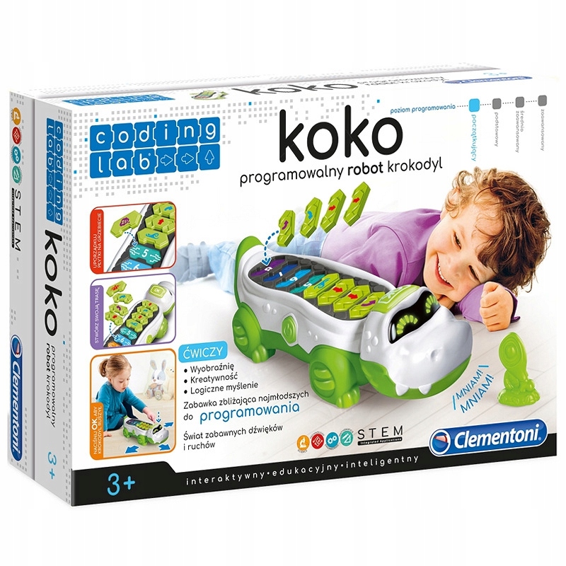 

Koko Programowalny Robot Krokodyl Coding Lab