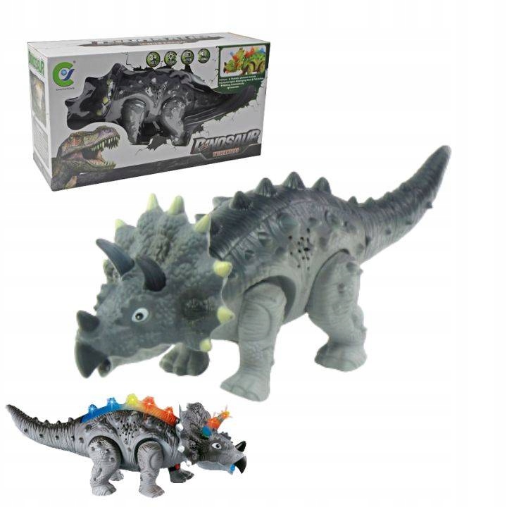 

Dinozaur Chodzi Ryczy Świeci Dźwięk