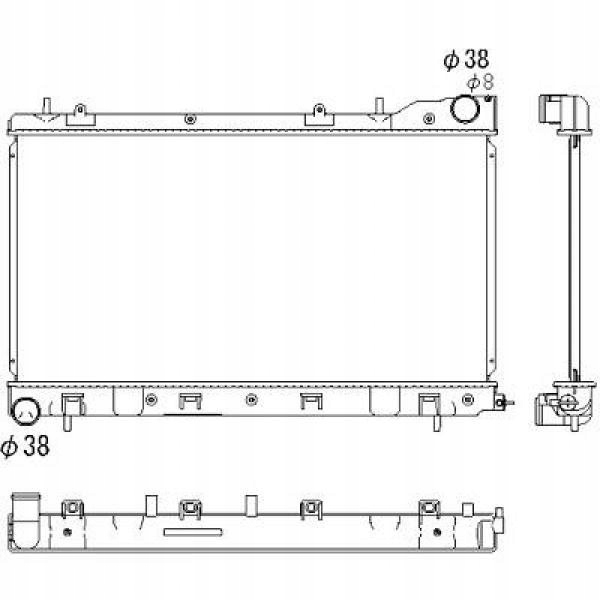 Chłodnica Subaru Forester 09.2002-