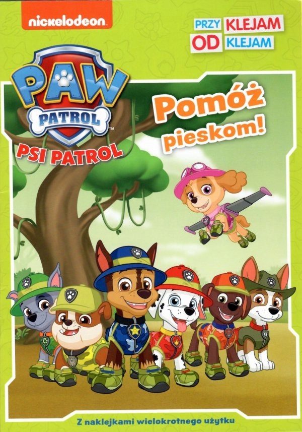 

Psi Patrol Przyklejam odklejam 3 Pomóż Pieskom