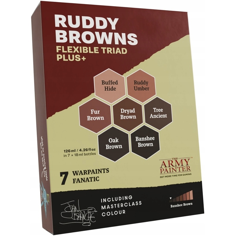 The Army Painter Warpaints Fanatic: Ruddy Browns Triad Plus+
