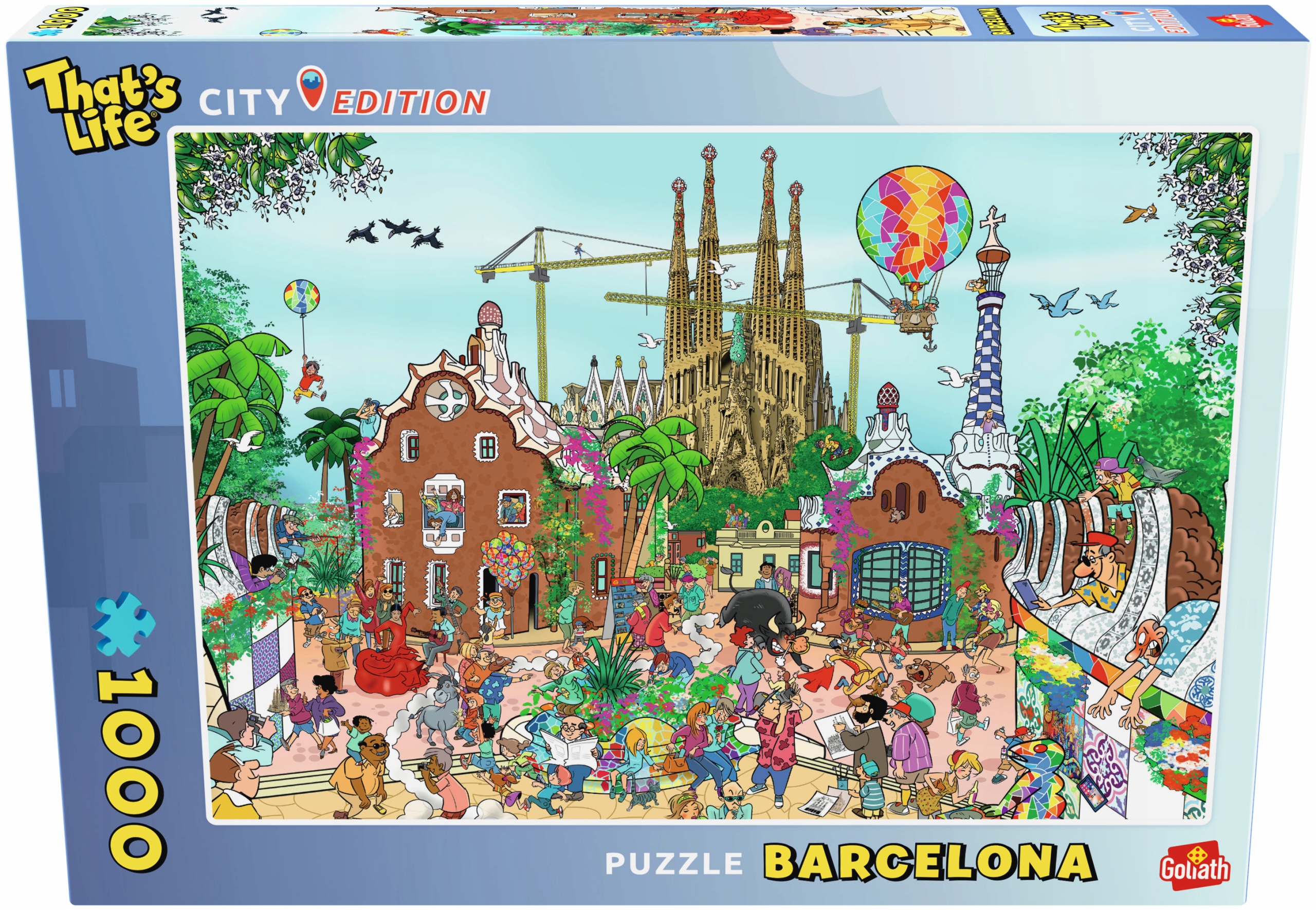 Puzzle That's Life City Edition 931611 Barcelona Marka Goliath