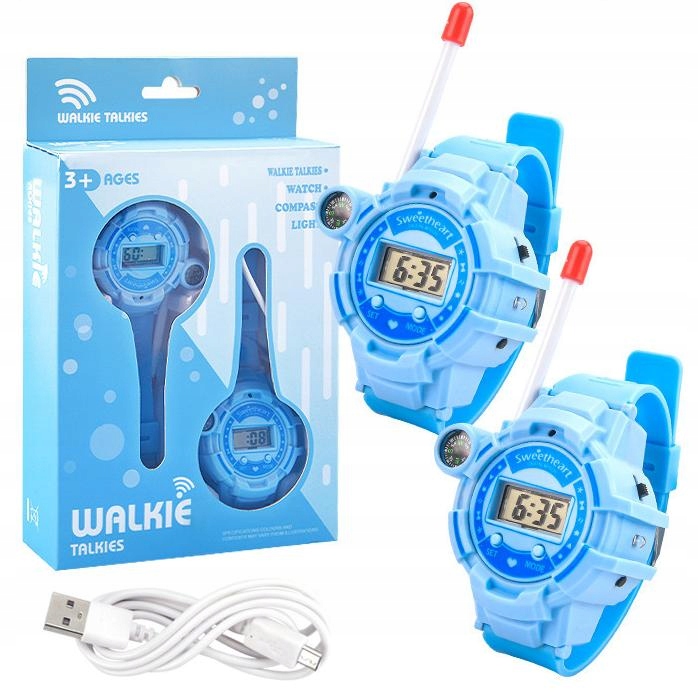 WALKIE TALKIE DLA DZIECI KRÓTKOFALÓWK LATARKA USB 7IN1 SUPERCENA