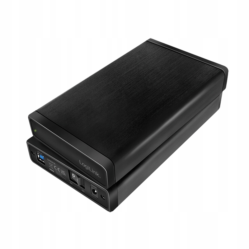 Kryt disku 3,5" Usb 3.0 LogiLink Sata 22TB Externí hliníkový černý