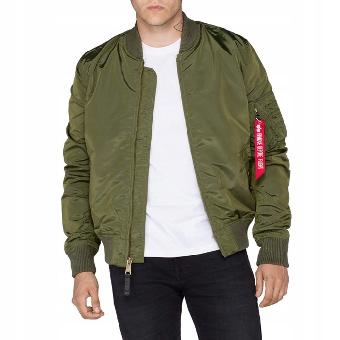 Bunda Alpha Industries MA-1 Tt 191103 257 Tmavě zelená S