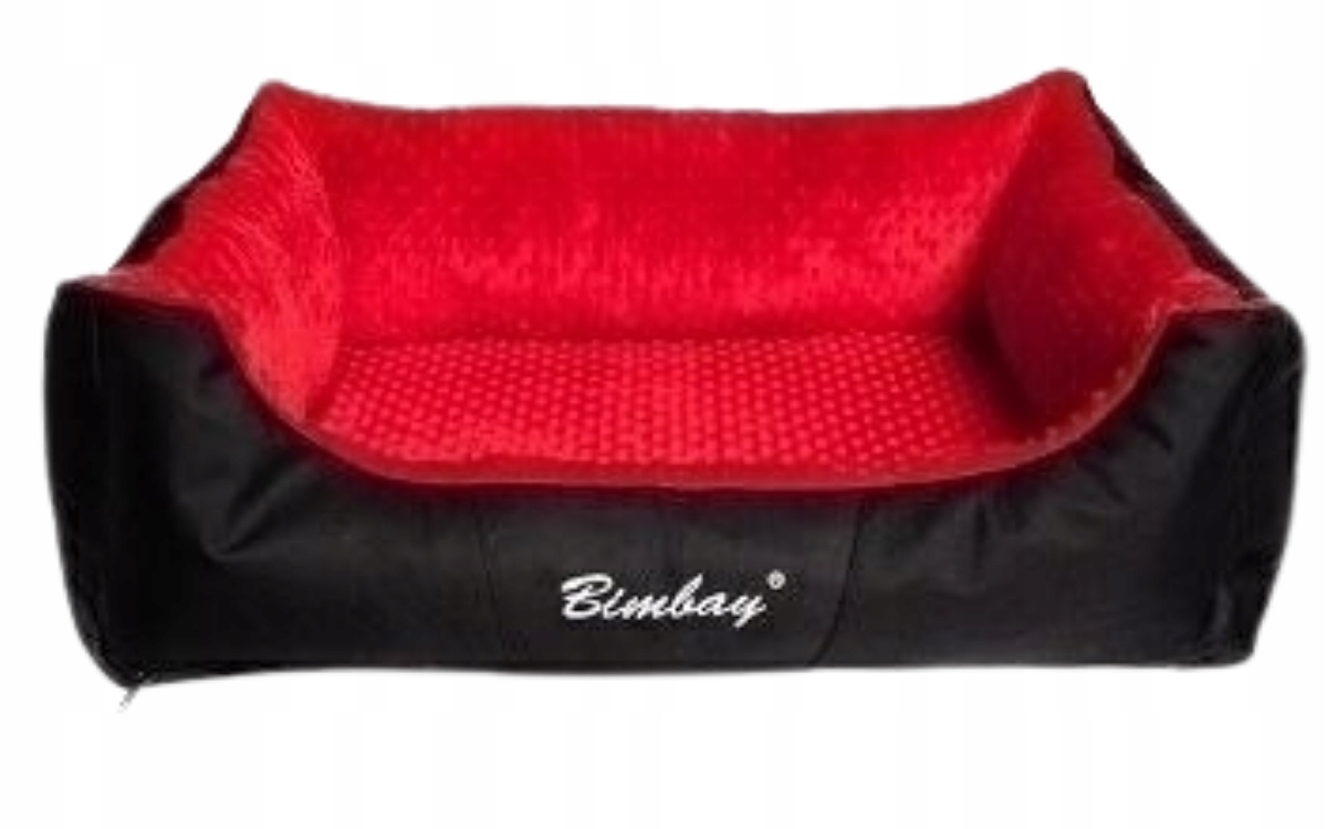 Levně Bimbay Pohovka Pelíšek pro psa Minky č. 65x50 cm červená