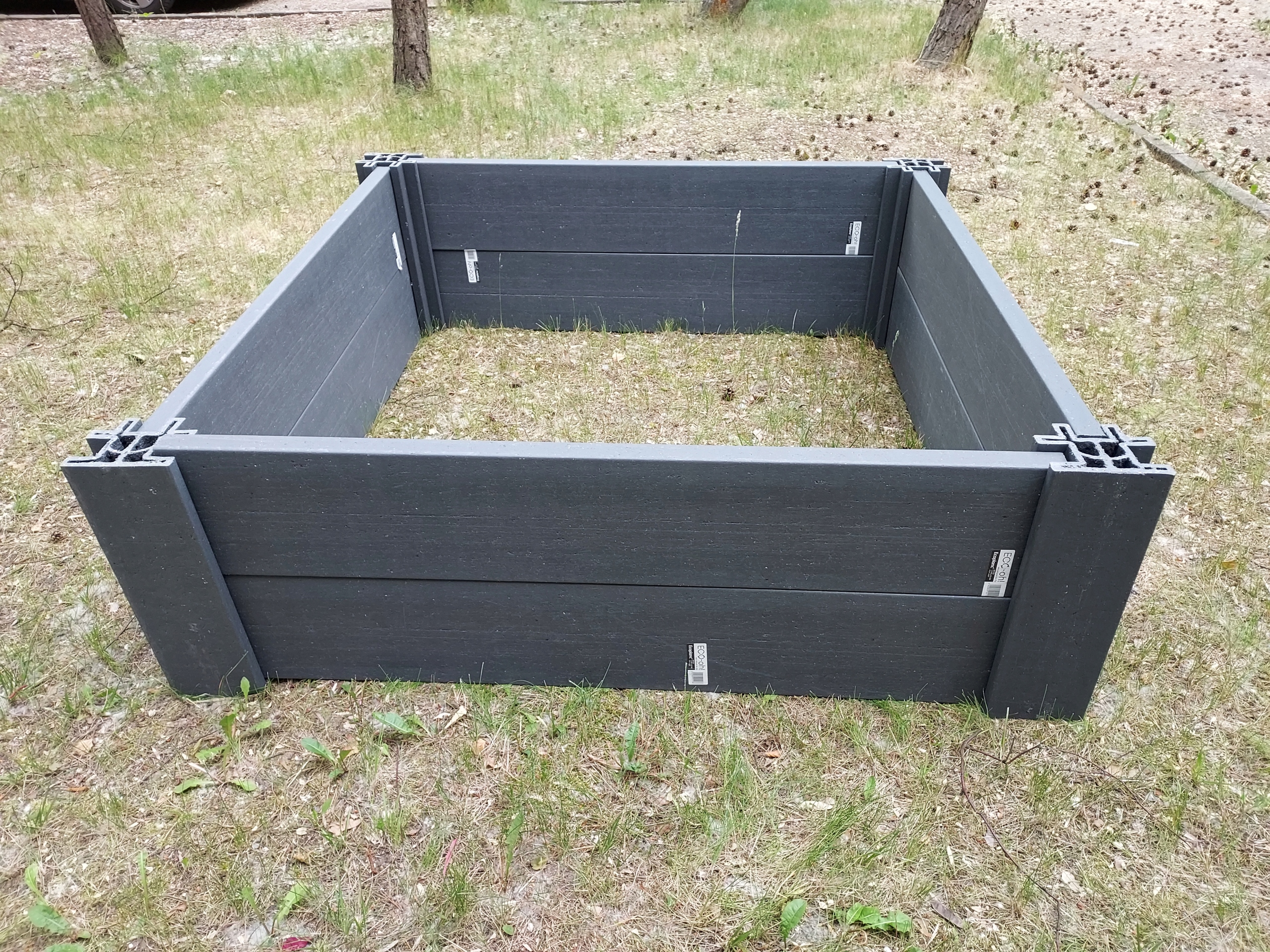 ECOPLANC 200x120x44 skrzynka ogrodowa rabata