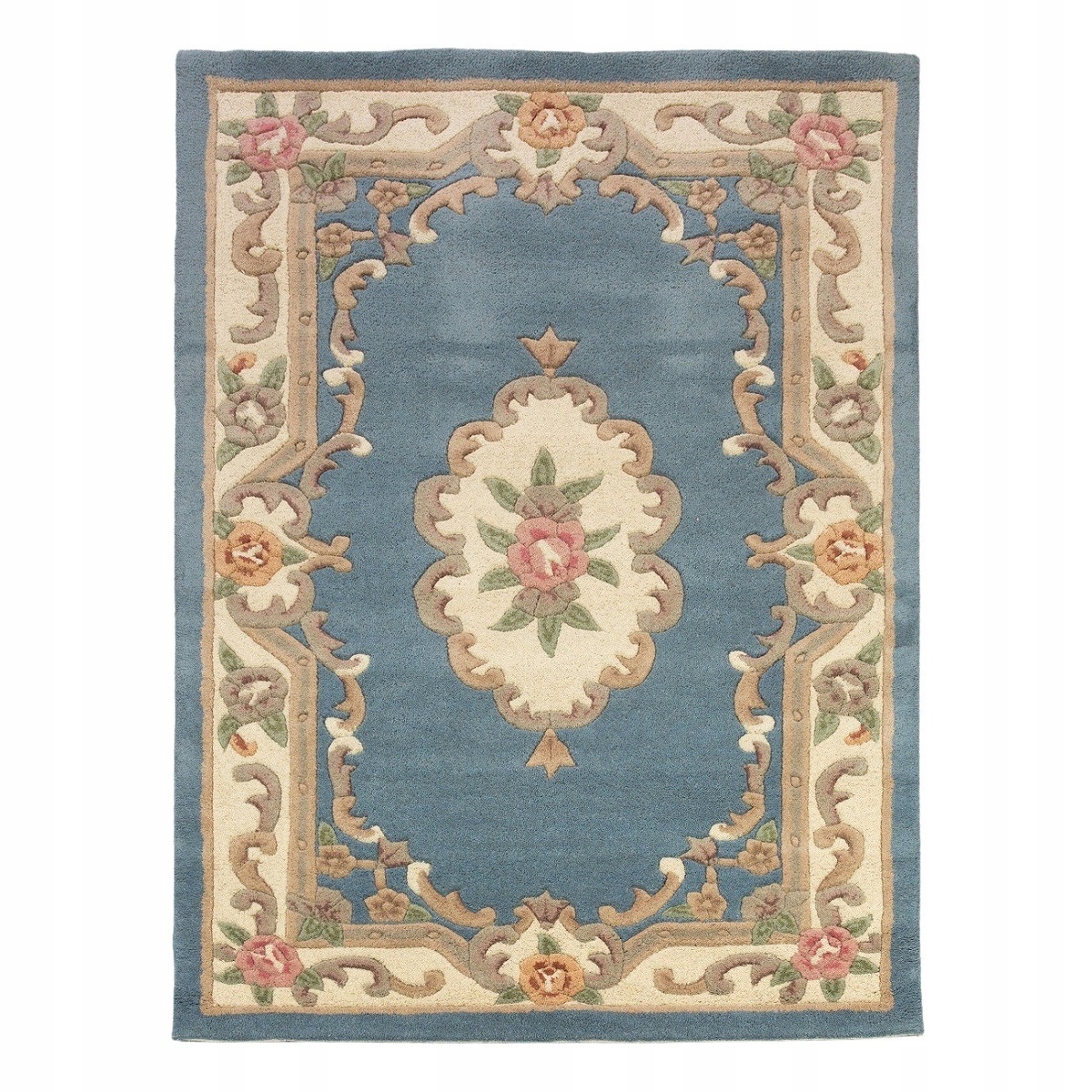 150x240 Ručne všívaný kusový koberec Lotus premium Blue