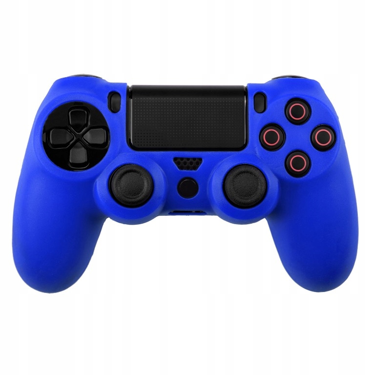 You2K Silikonowy pokrowiec etui na pad do konsoli PS4 niebieski