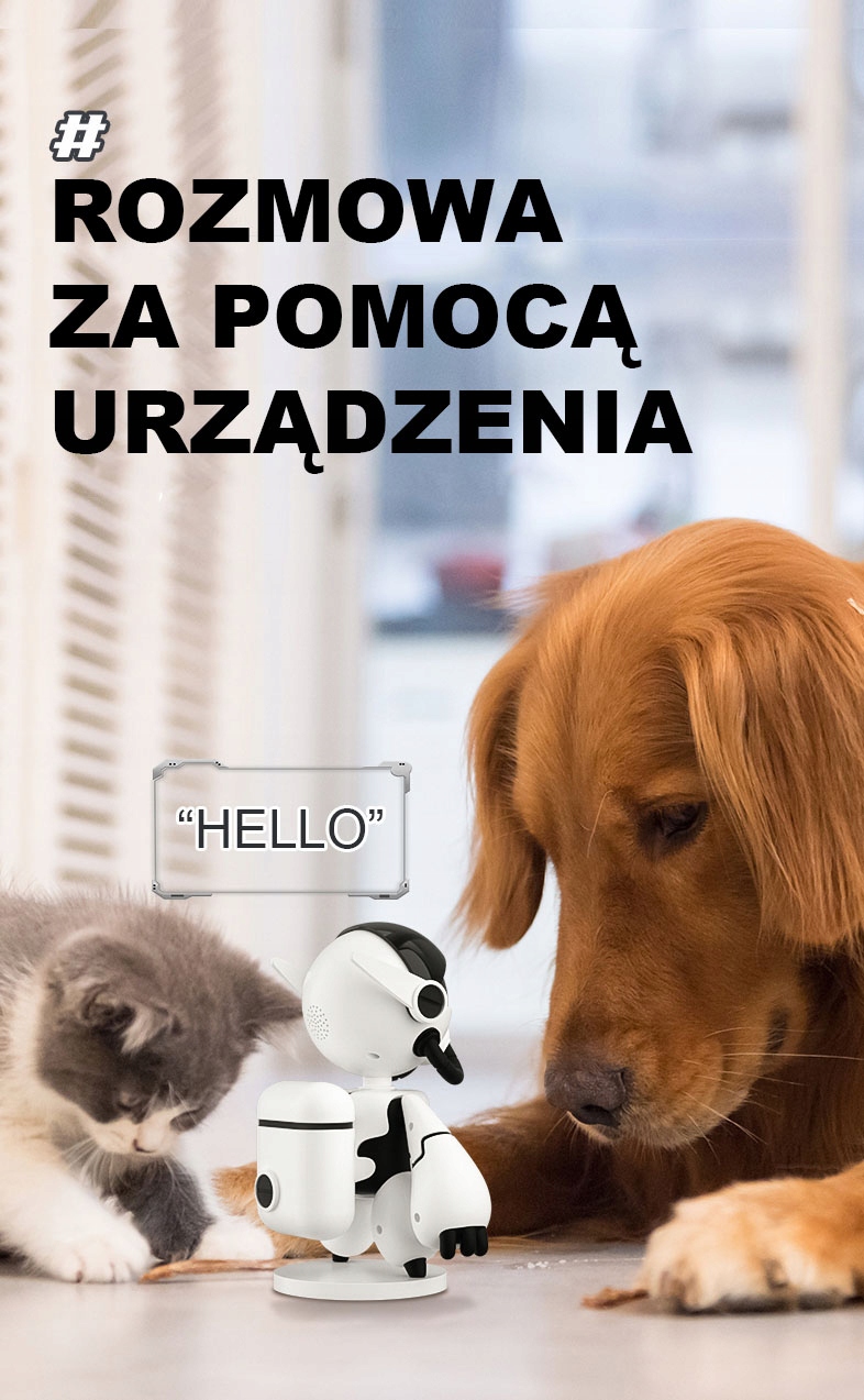 UKRYTA KAMERA WIFI OBROTOWA ROBOT PODGLĄD NA ŻYWO DŁUGI CZAS PRACY MK102 Marka inna