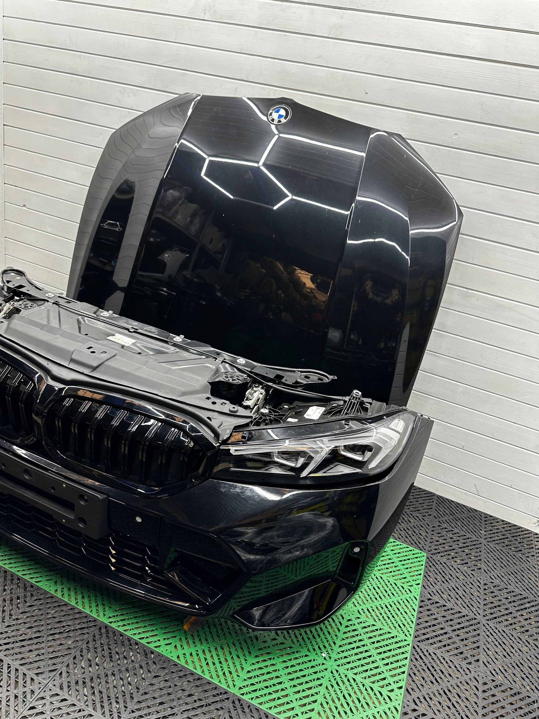 support panel for radiators front BMW 3 G20 G21 M PAKIET LCI bonnet lights bumper
