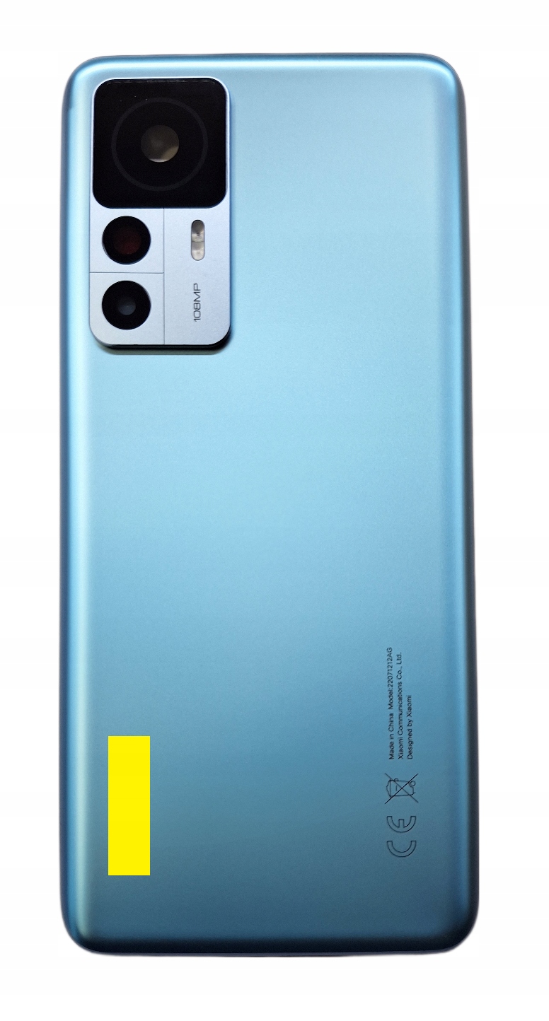 Klapka Obudowa Plecki Xiaomi 12T 12T Pro Niebieska Jakość Oryginału Oem