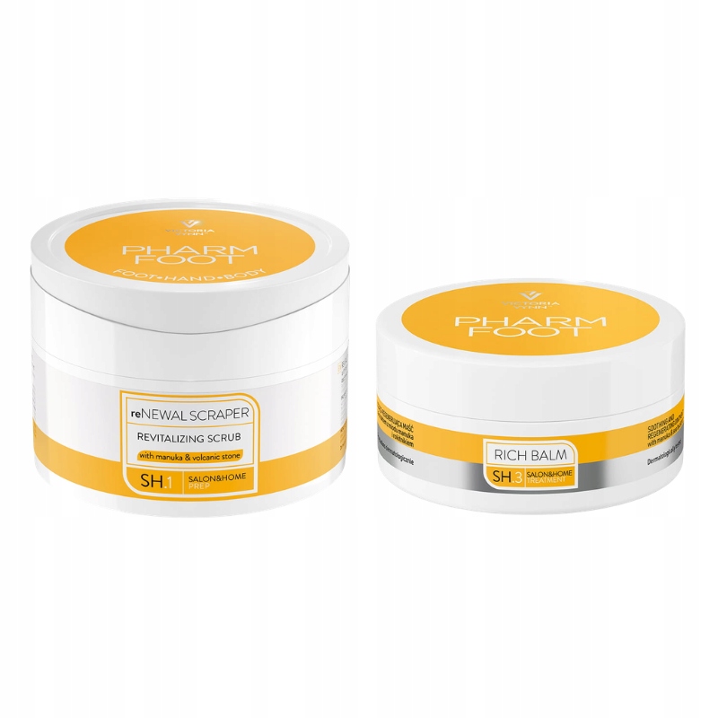 Sada Pharm Foot Hladké nohy Manuka Peeling Regenerační mast