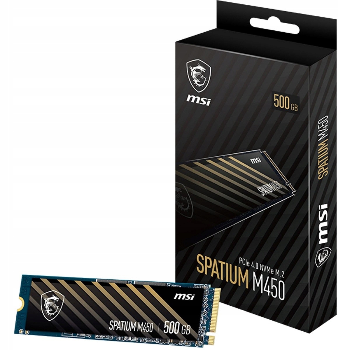 Msi Ssd disk Spatium M450 500GB M.2 PCIe 4.0 3600/2300MB/s