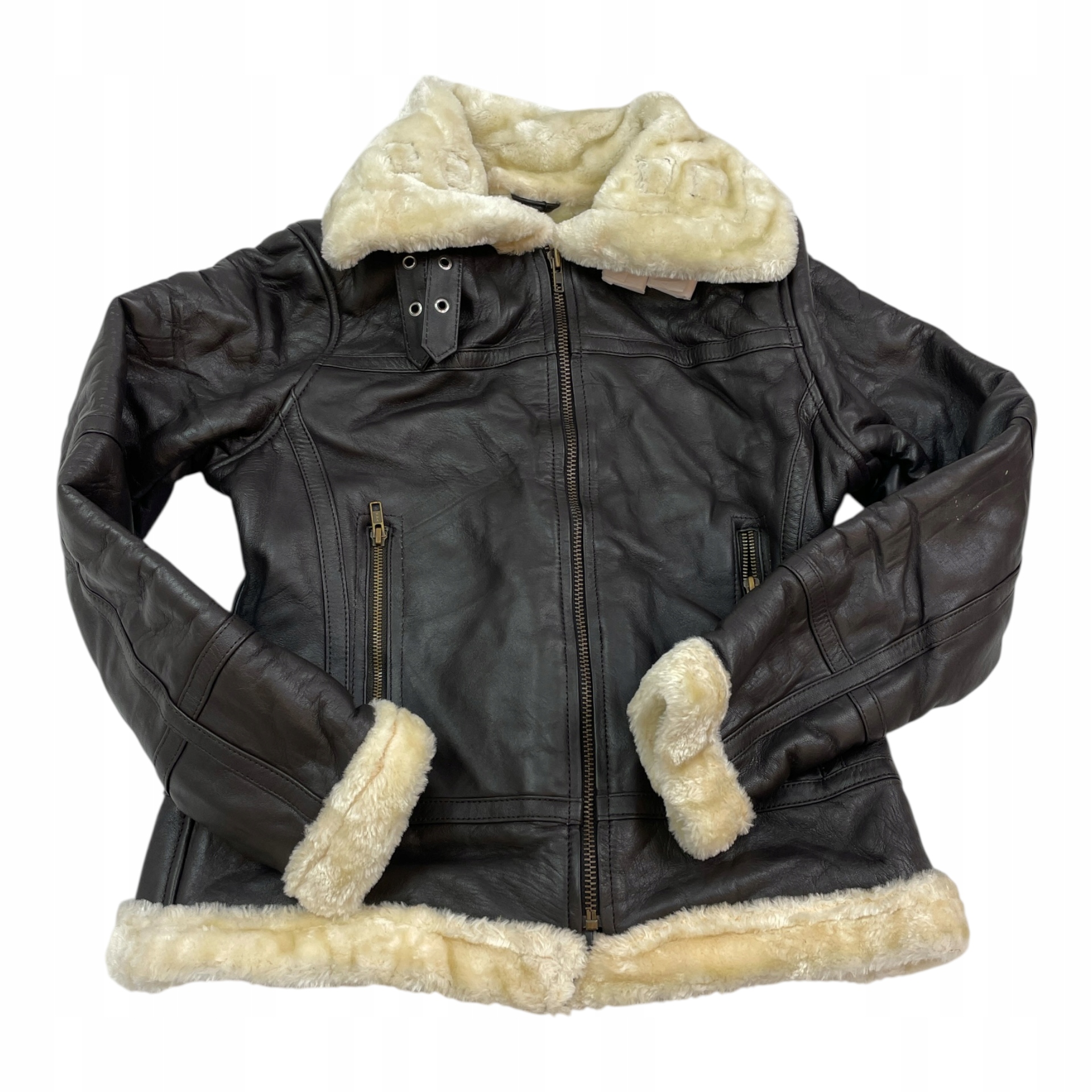 Dámská kožená bunda Real Leather M zimní