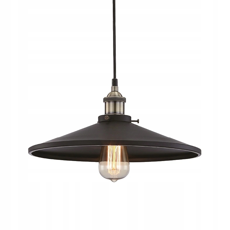 Závesné svietidlo Hippolyte, čierna farba