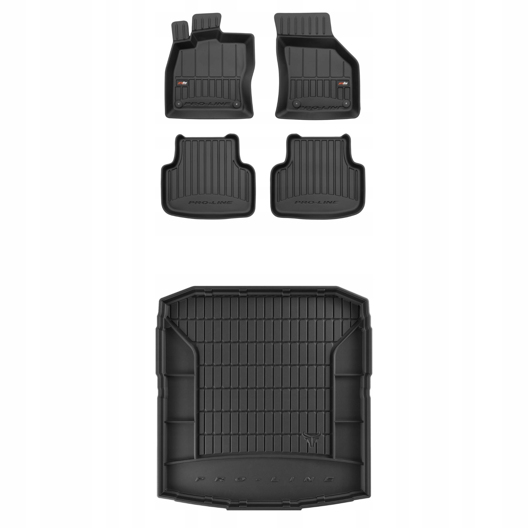 Sada gumových kobercov a rohoží pre Škoda Octavia IV od roku 2019