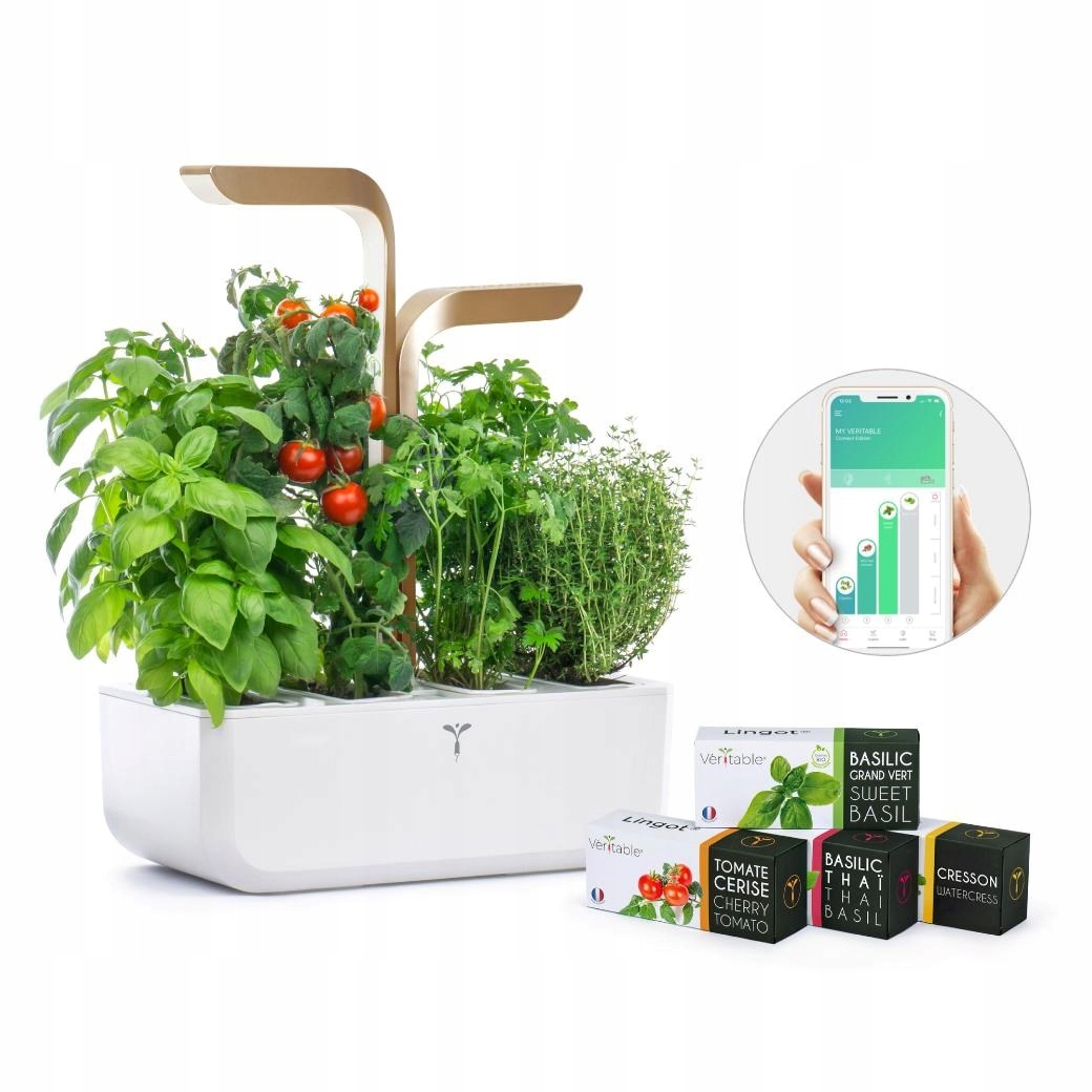 Véritable Connect Smart automatický květináč s regulací osvětlení, …