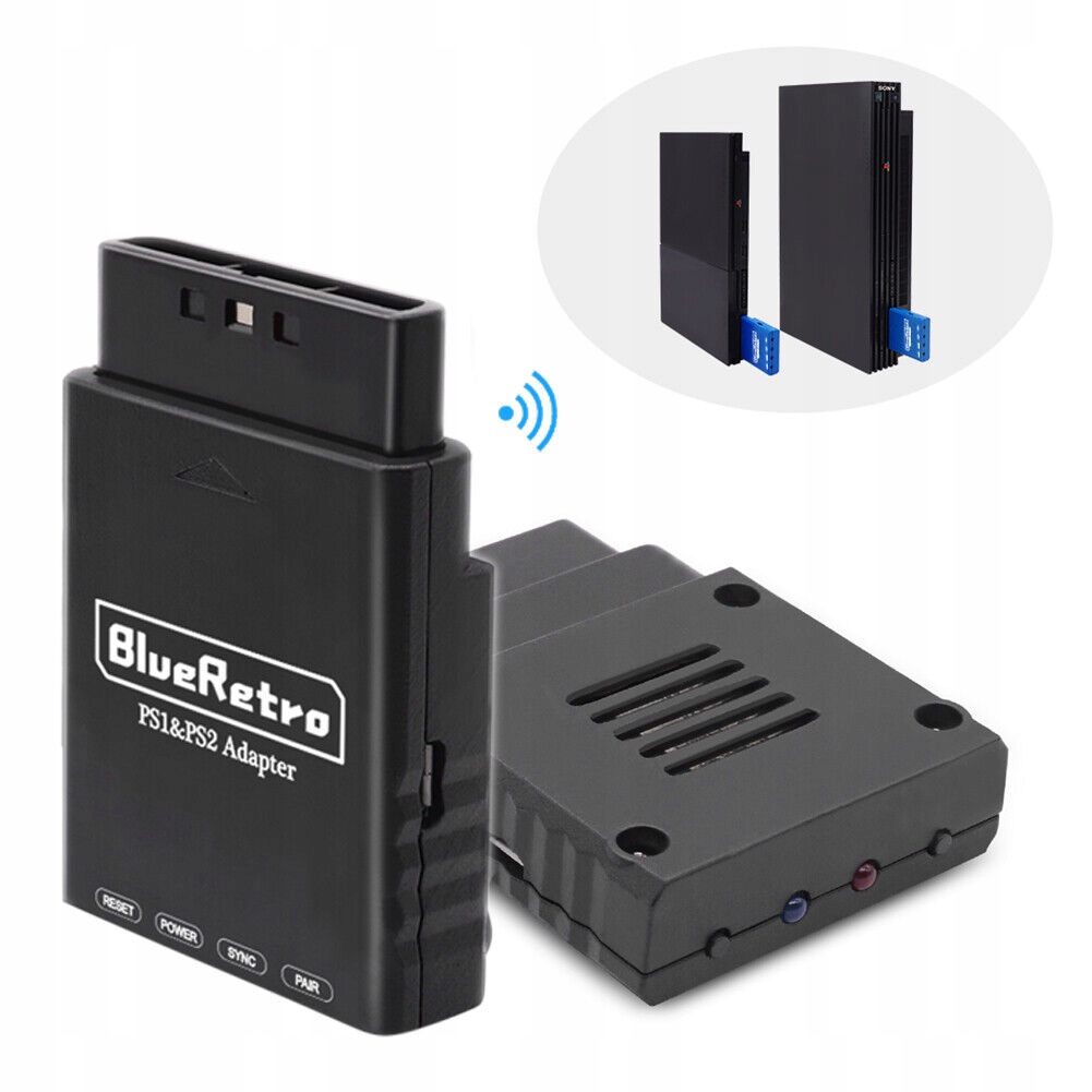 BlueRetro Bezprzewodowy kontroler gamepad do konsoli Playstation PS1 PS2 Stan opakowania oryginalne