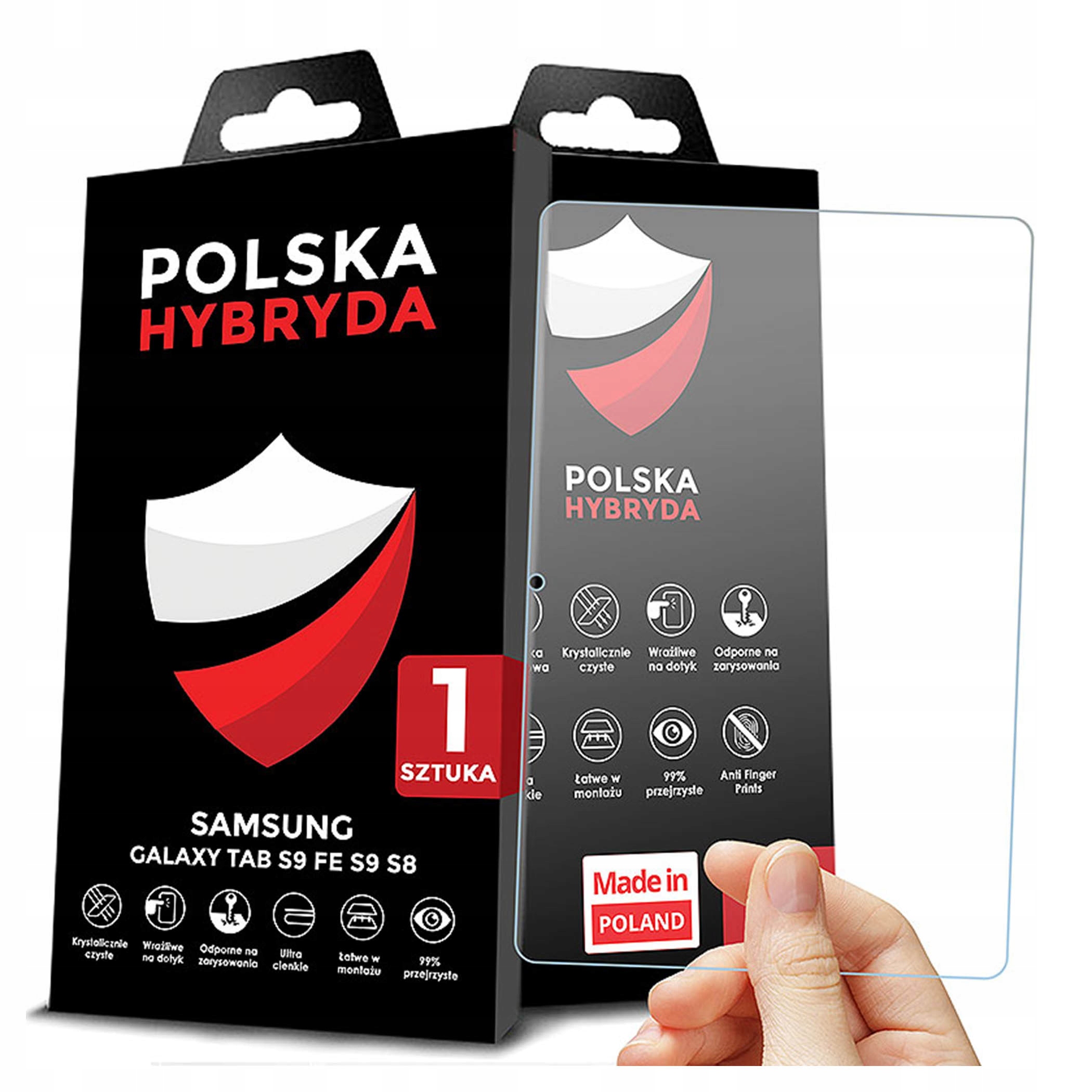 Szkło Ochronne Do Samsung Galaxy Tab S9 Fe S9 S8 Nietłukace Jakość