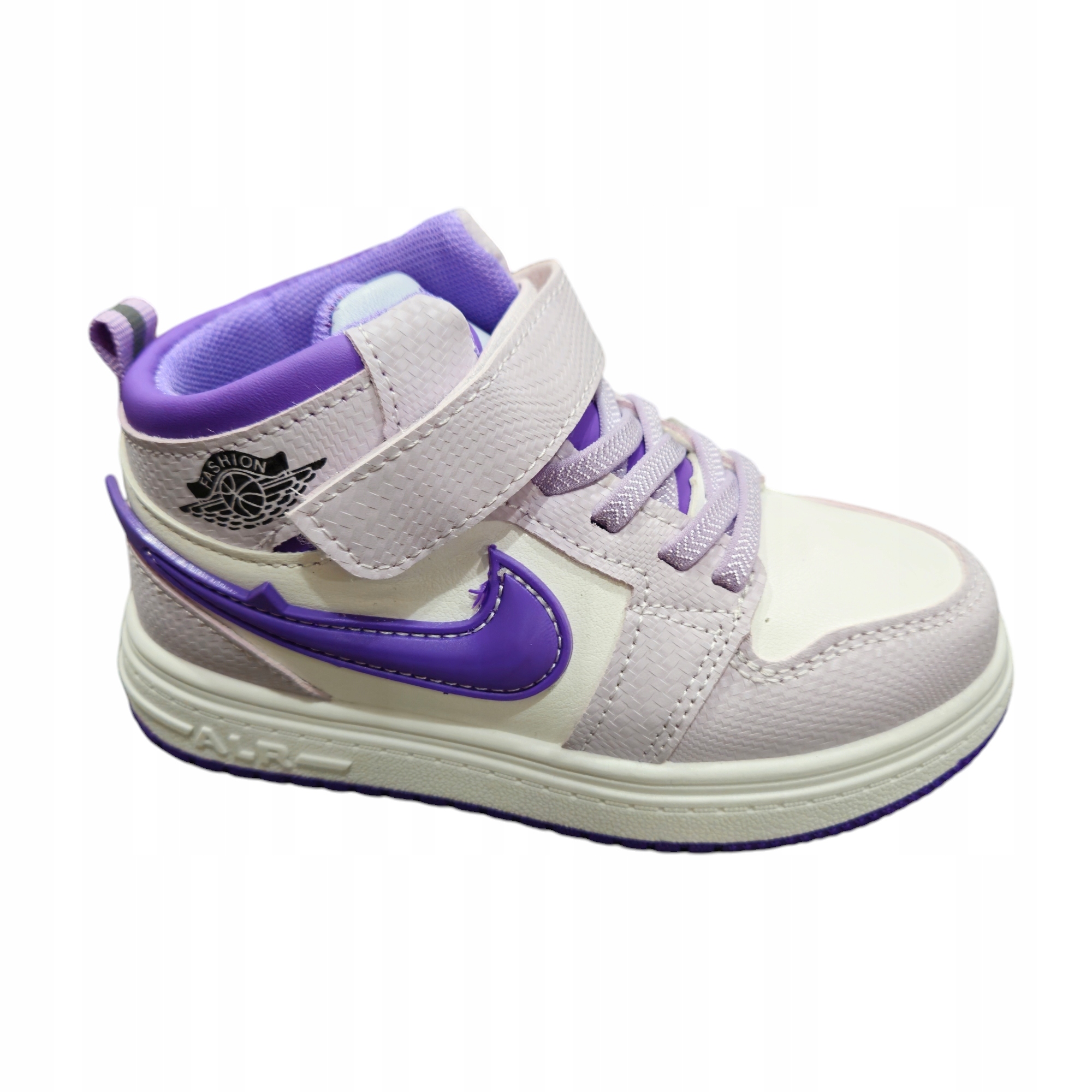 Buty Sportowe Na Rzepy Adidasy Fiolet Trzewiki Dziecięce Lekkie Trampki 29