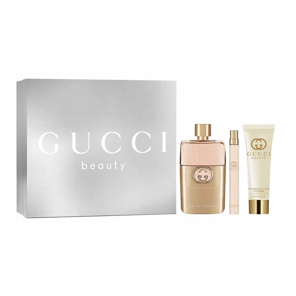 Gucci Guilty Pour Femme Edp 90 ml Sprej 10 ml Sprej Tělový Balzám 50 ml