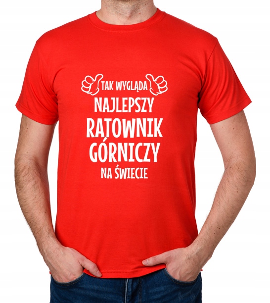 

koszulka Najlepszy Ratownik Górniczy prezent