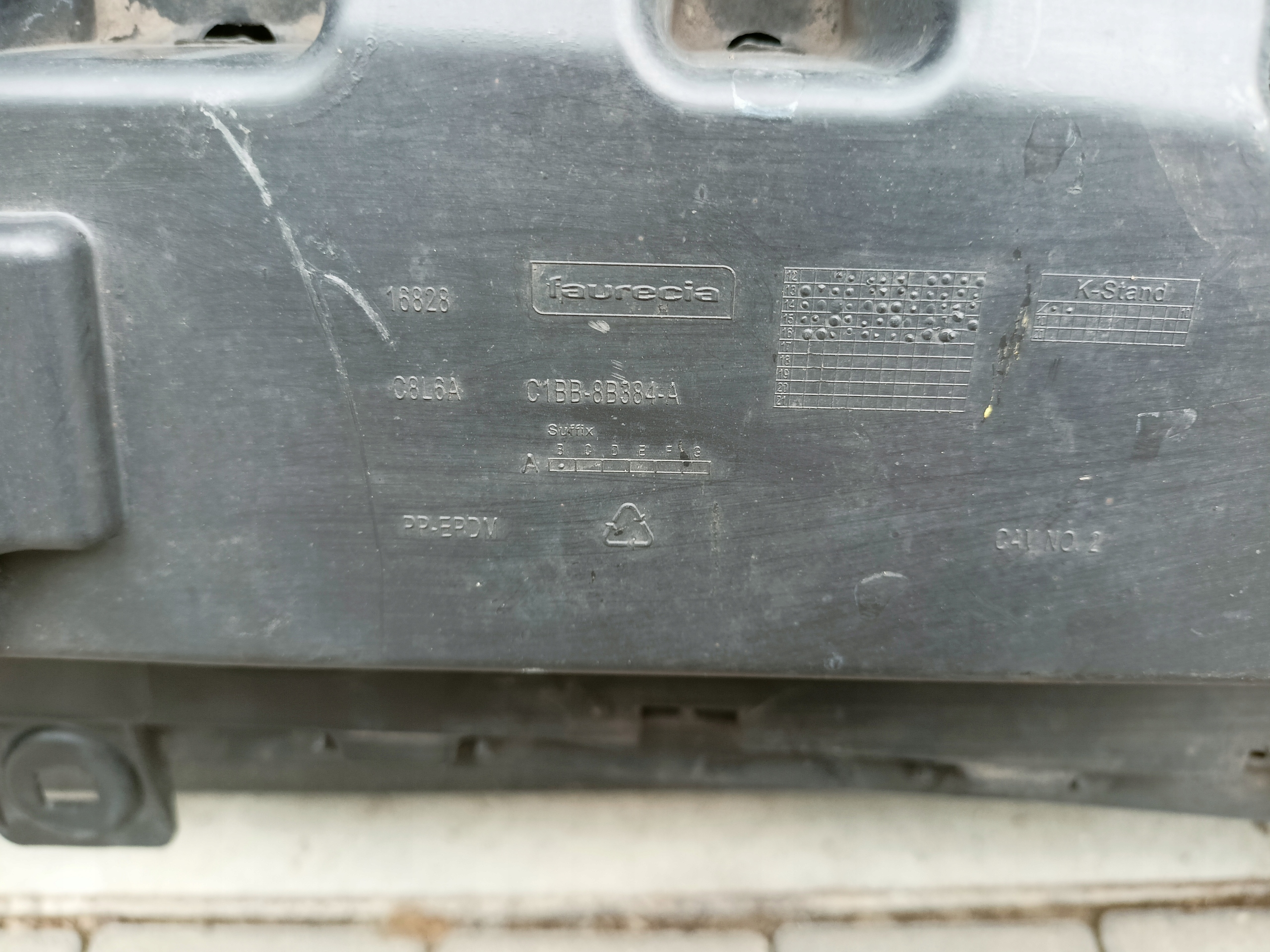 Ford Fiesta Mk7 Lift abdeckung unter Stoßstange