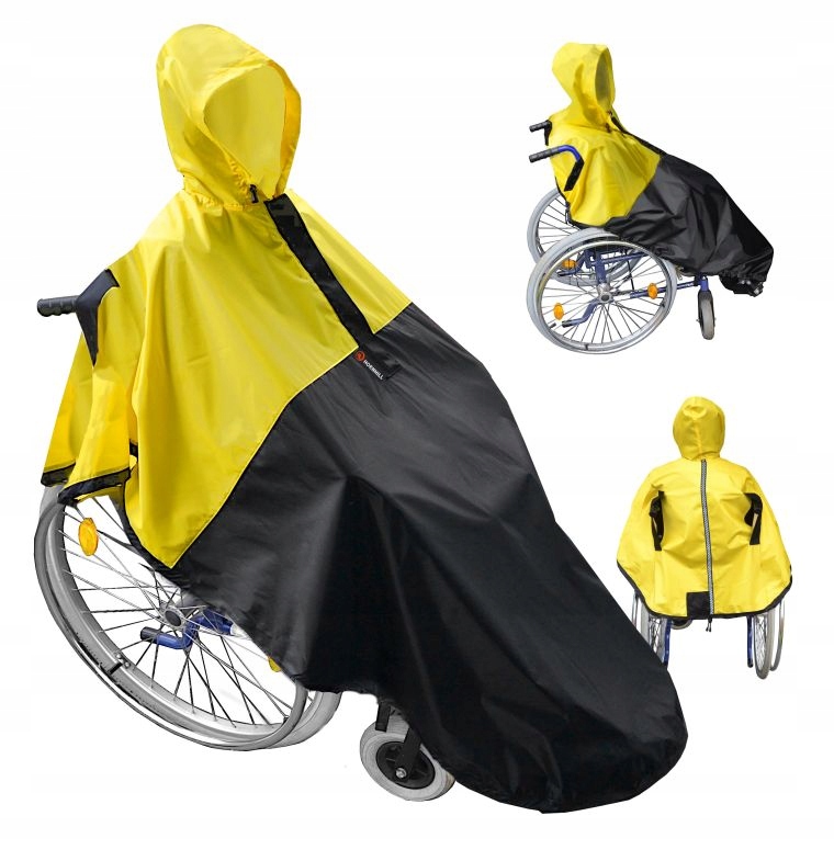 Peleryna Road Przeciwdeszczowa Na Wózek Inwalidzki z Regulacją Obwodu .13