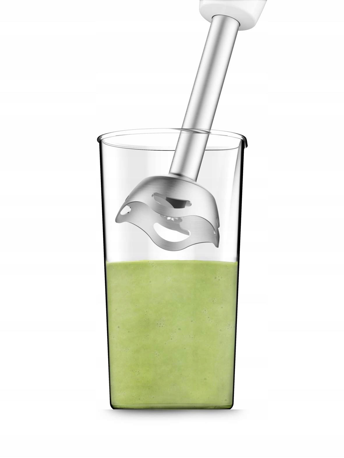 MOULINEX Easychef Blender Ręczny 450W 2 Prędkości Ostrza Zelkrom Biały — miniatura 5