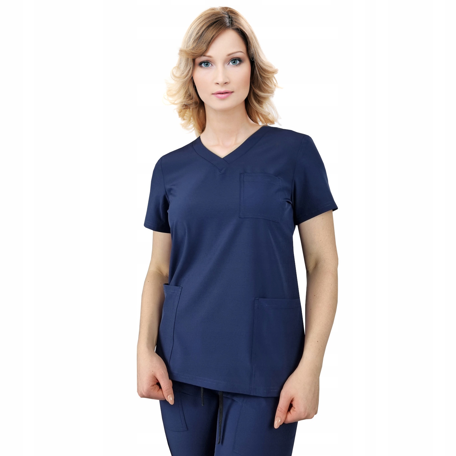 

Bluza medyczna elastyczna granat Regular Fit S