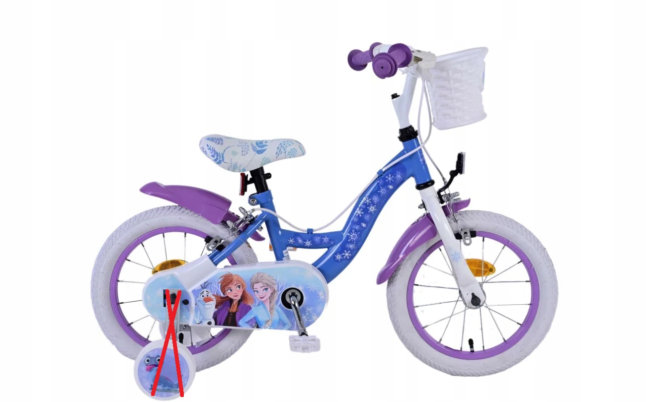 Rower dziecięcy Disney Kraina Lodu 2 koło 14 " niebieski