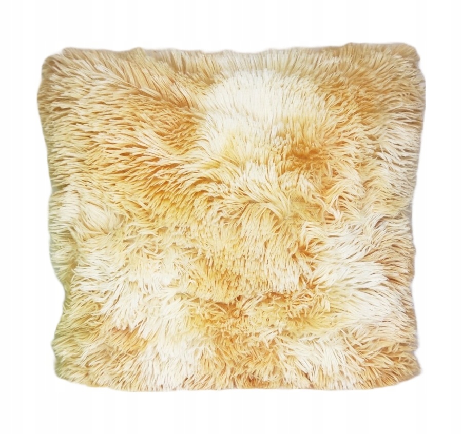 CIENIOWANA KREMOWA BEŻOWA PODUSZKA 45x45 FUTERKO