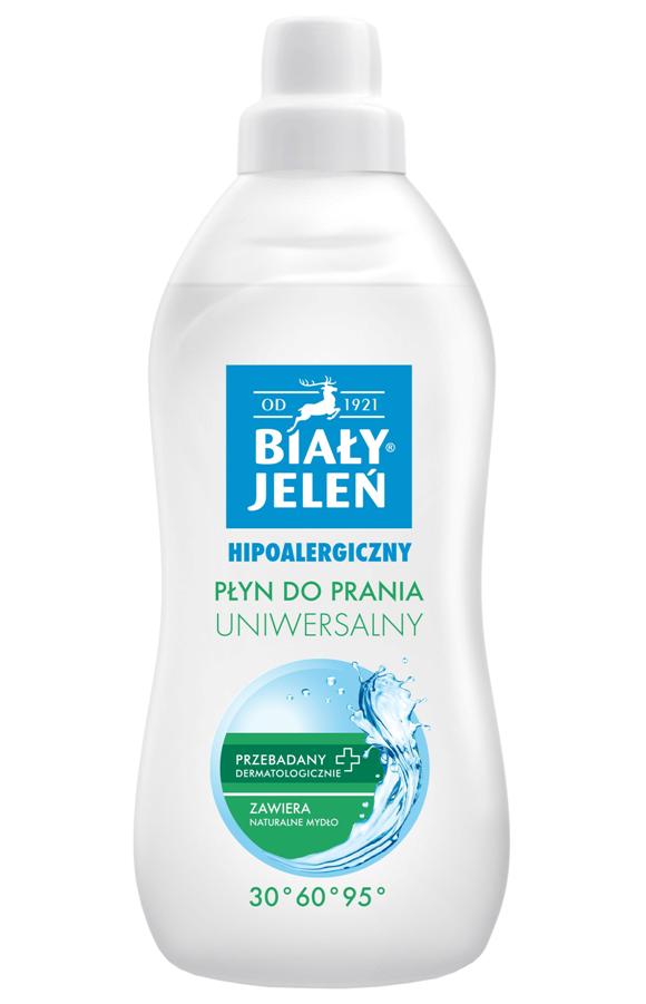 

Biały Jeleń płyn do prania tkanin biały kolor 1l