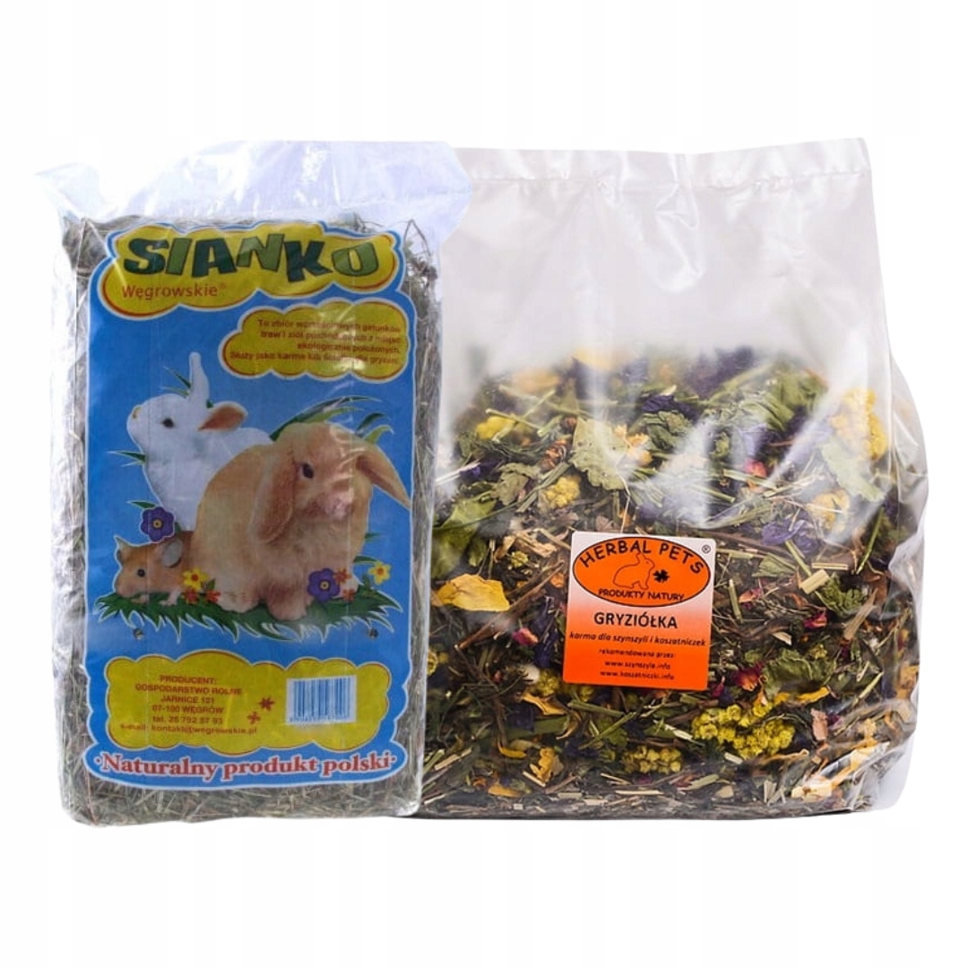 Herbal Pets hlodavec 800 g Maďarské seno 1 kg