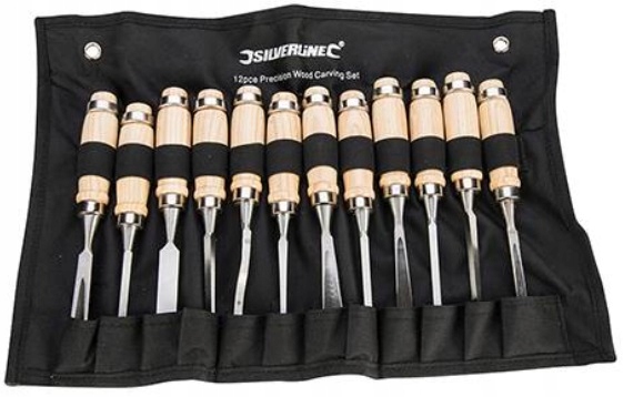 

Komplet dłut rzeźbiarskich 12szt 250241 Silverline