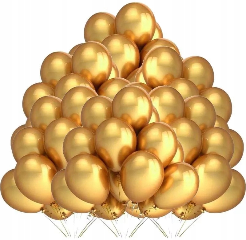 

Balony Metaliczne 12 cali Złote 100 szt