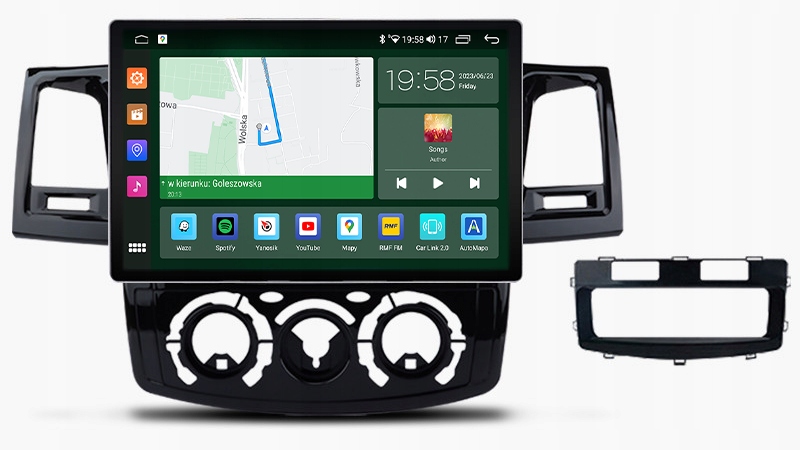 Toyota Hilux 2007-2015 Navigace Android Qled