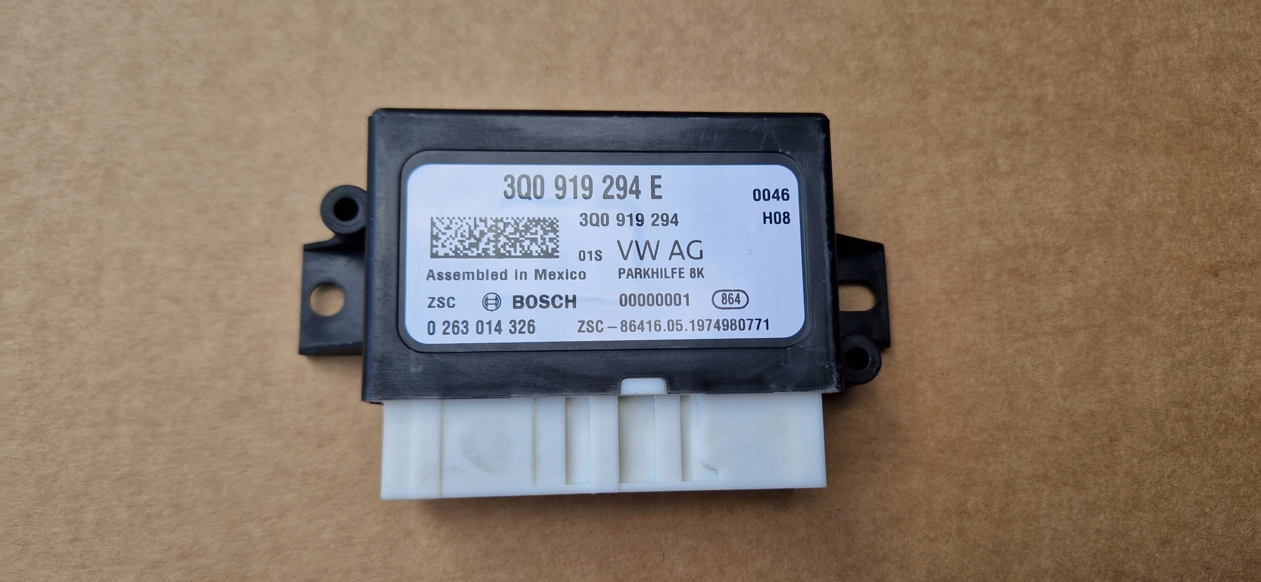 Bedienteil modul PDC VW AUDI 3Q0919294E Original