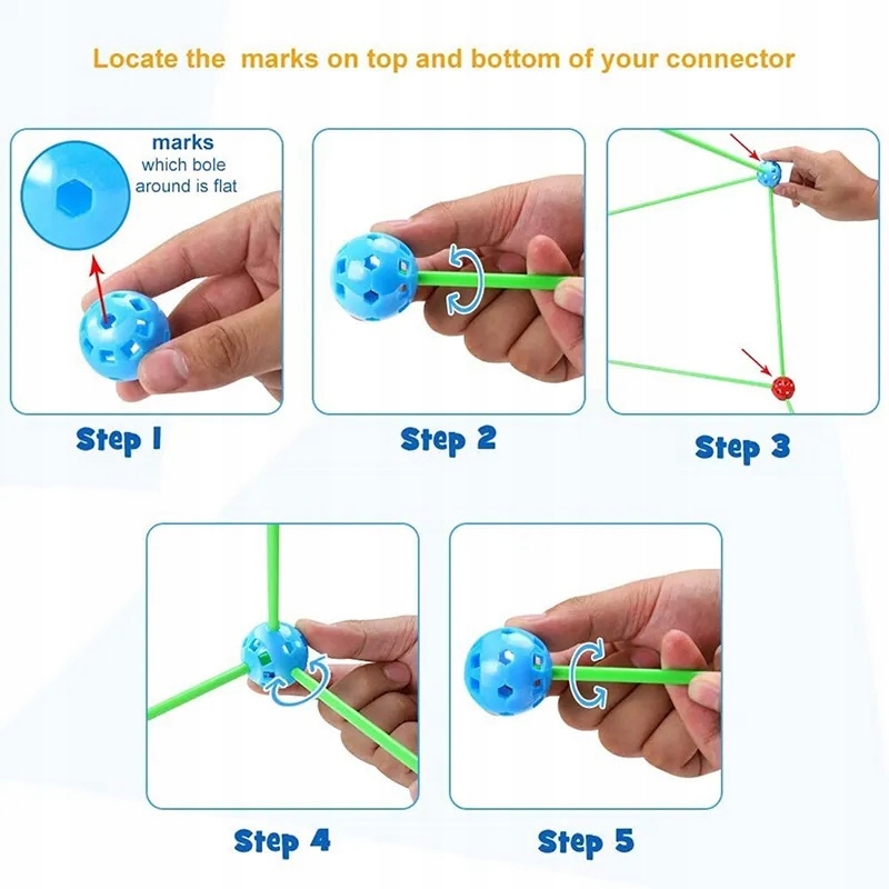 Fort budowlany Zestaw do budowy Pałac Zabaw Zamki 100SZT Bohater / Bajka Batman