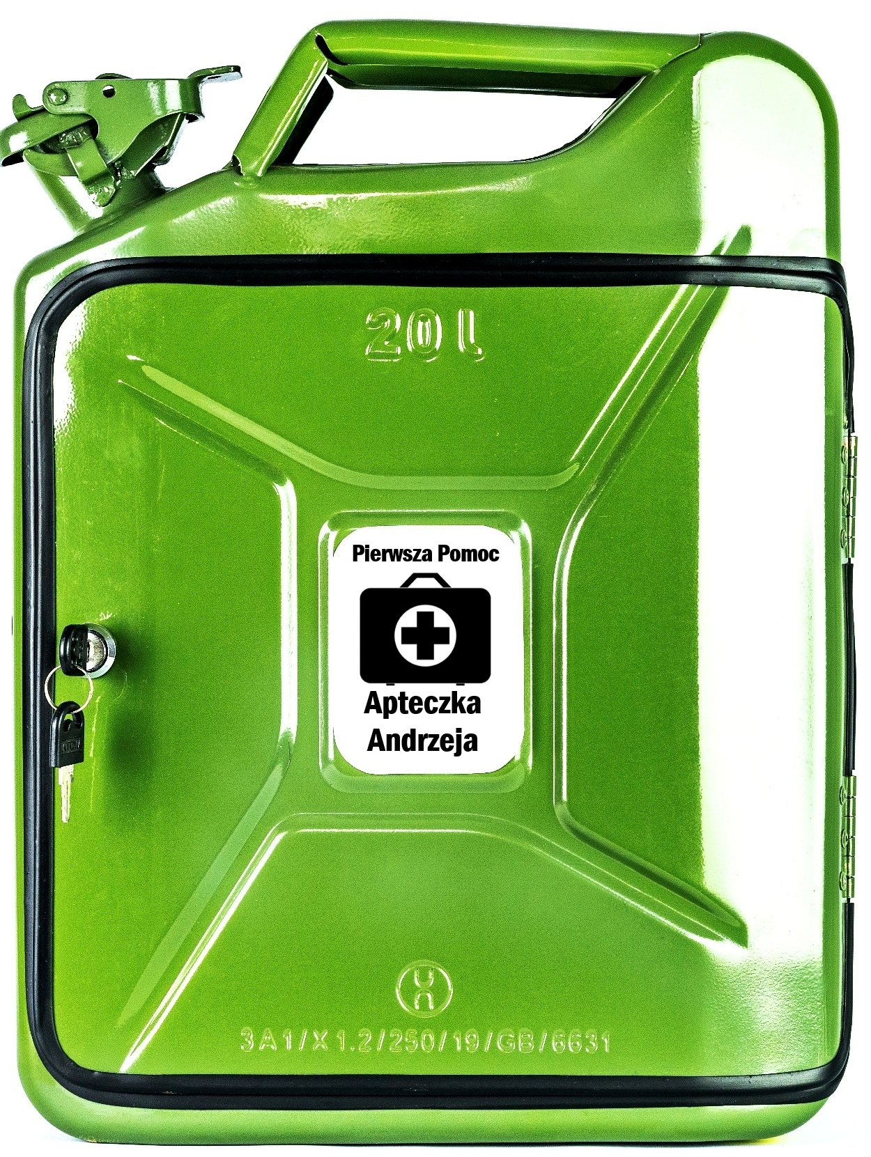 Lékárnička Kanystr Úložný prostor MiniBar pro něj Masivní Nový Ocelový