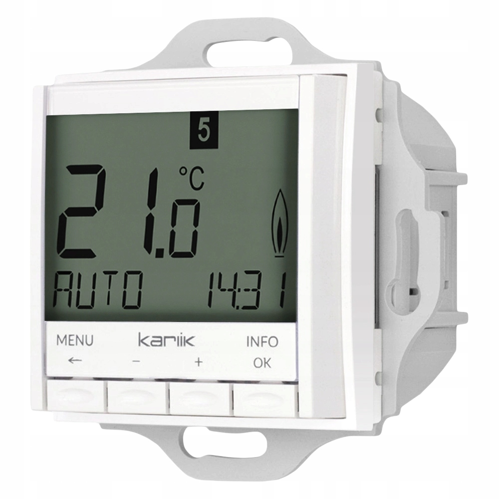 Karlik Mini elektroniczny regulator temperatury podświetlenie białe MRT-3.1