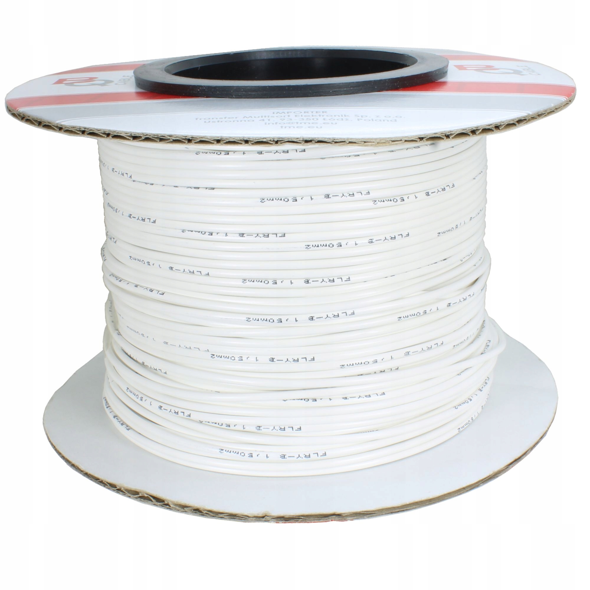 Kábel Flry-b 1,5 mm² biely 100 m