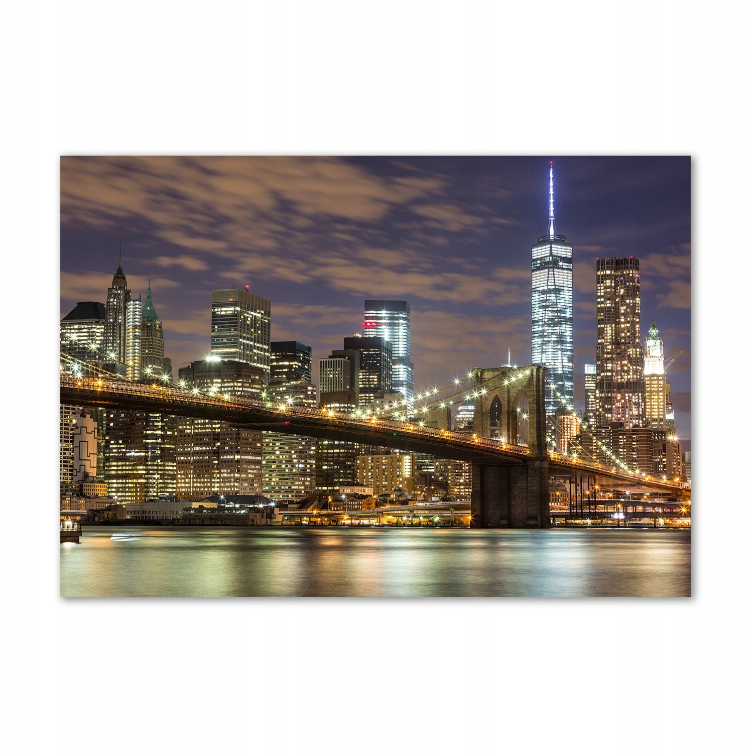 Fotoobraz sklo akrylový Brooklynský most 100x70