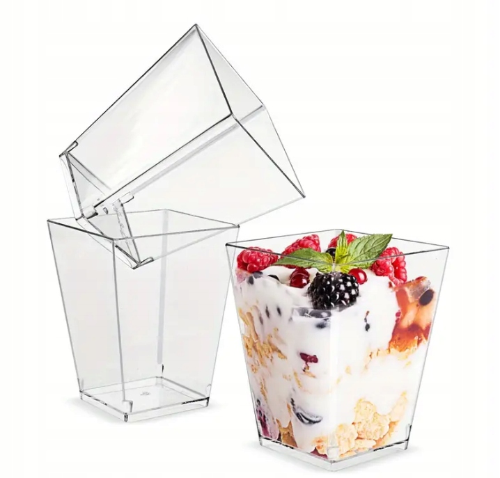 Pojemniki Kubki na przekąski mini desery FINGERFOOD SPACE 3 150ml 24szt Linia LUXOR