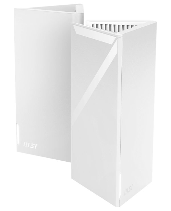Msi mesh systém Roamii Be Lite/ 2 Pack/ WiFi7/ 5GHz/ 2,4GHz/ bílý
