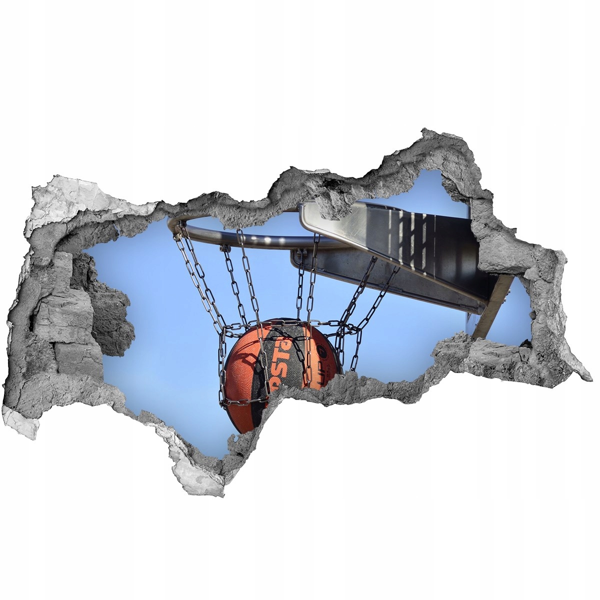 

Foto zdjęcie dziura na ścianę Koszykówka 95x73