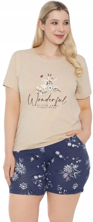 Úžasné, Nadšené Ze Všeho Tričko Tmavě Modré Šortky XXL